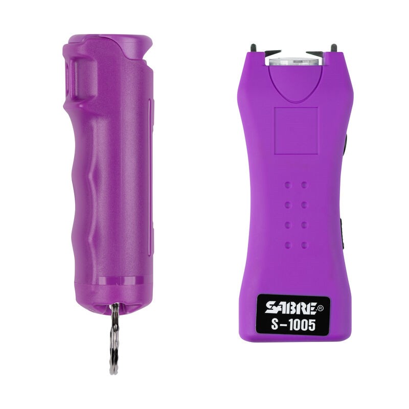 SAB STUN GUN&PEPPER SPRAY PURP - Taurus Savings